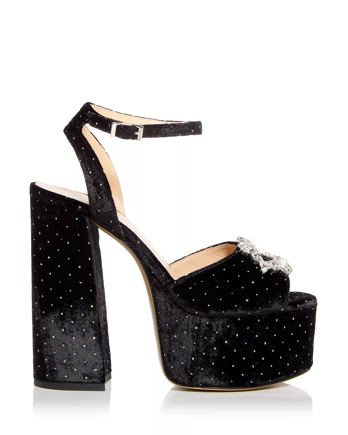 Black Velvet Platforms