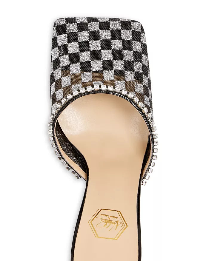 Black Silver Pumps
