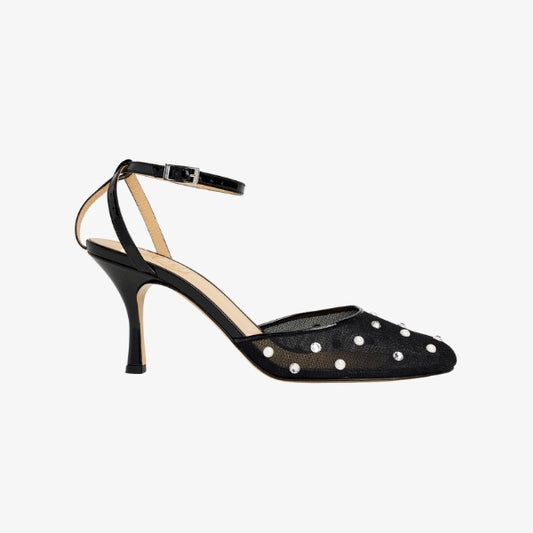 Mesh Black Pumps