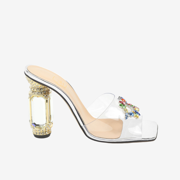 Designer White Heels