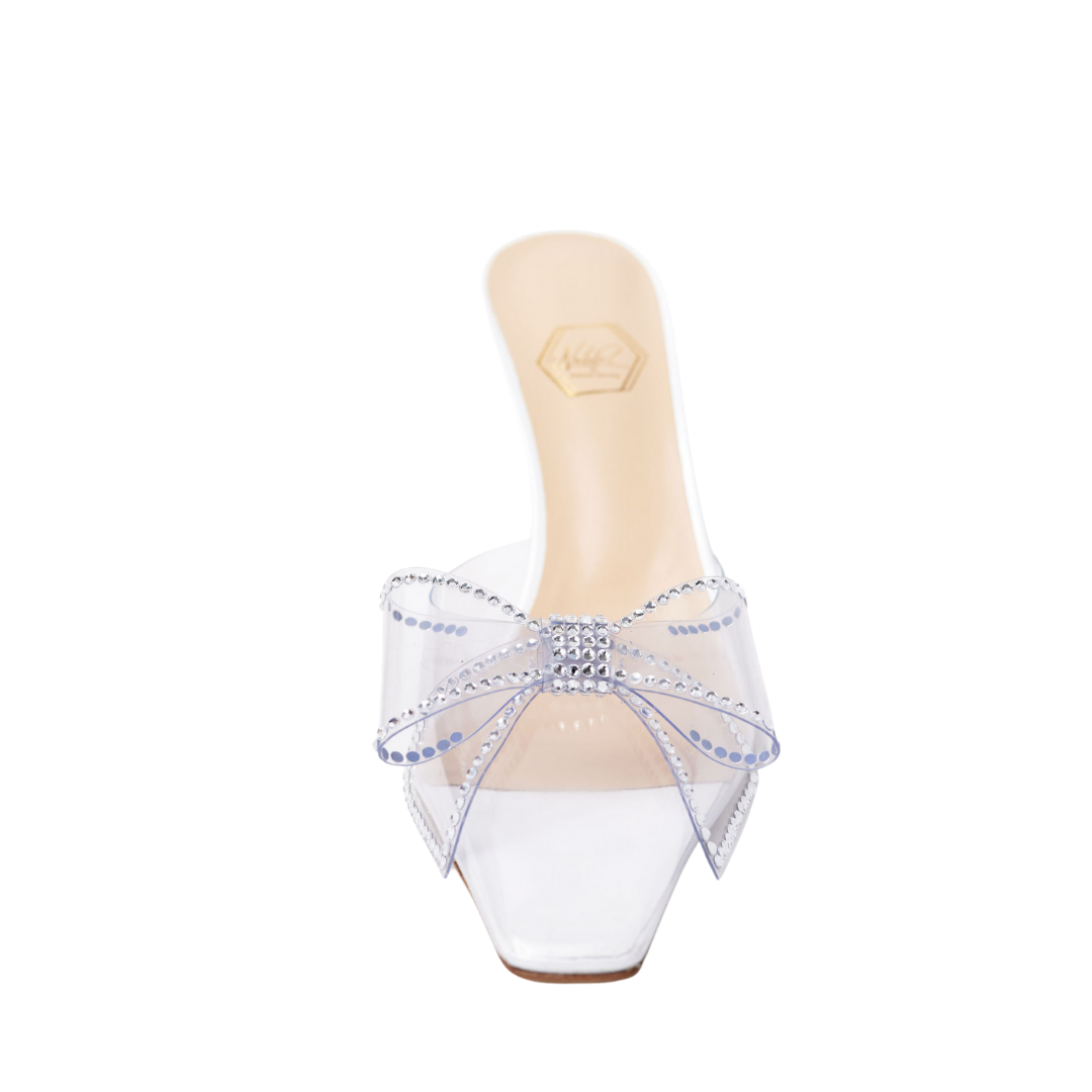 Dimante Mule in PVC - White - Nalebe