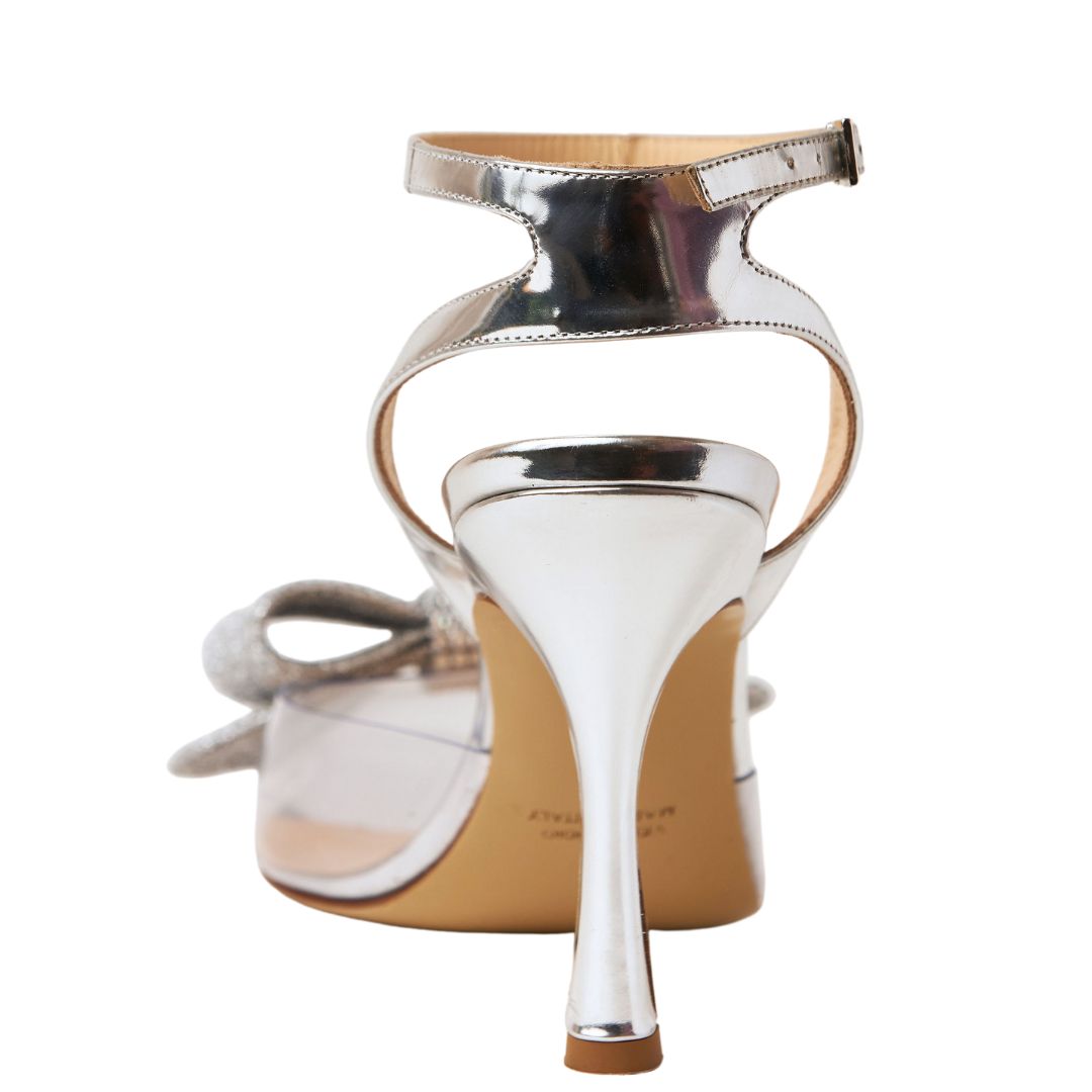 Dimante PVC Pump - Silver - Nalebe