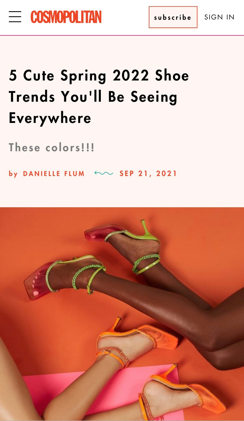 Cosmopolitan - 5 Cute Spring 22 Trends you'll see everywhere