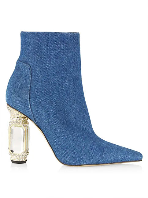 Denim Ankle Boots