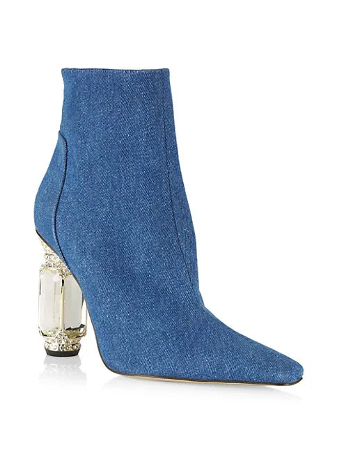 Denim Ankle Boots