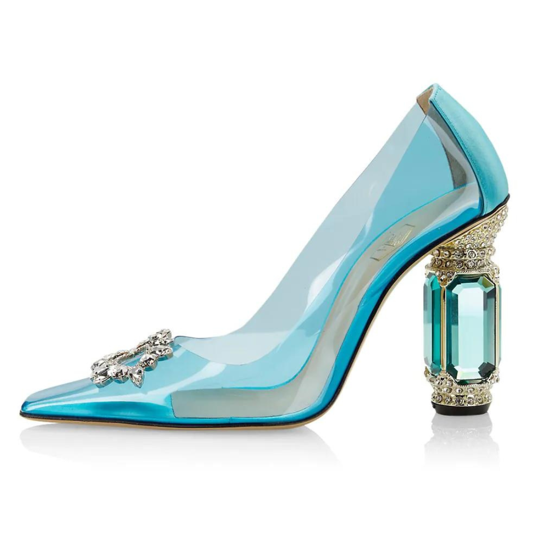 Blue clear pumps deals
