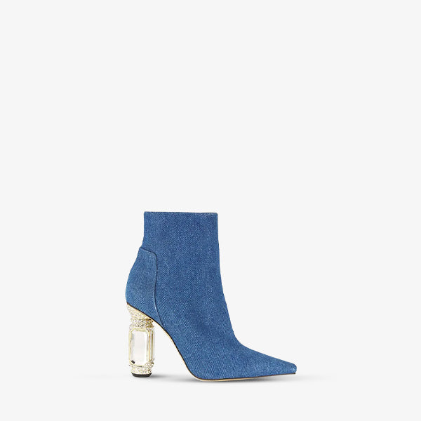 Denim Ankle Boots