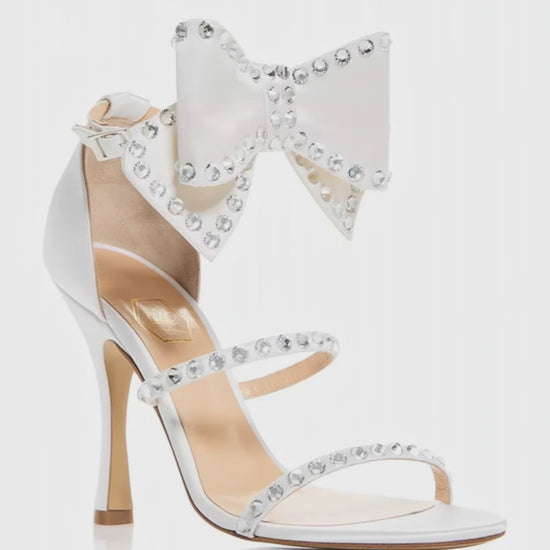 white sandals