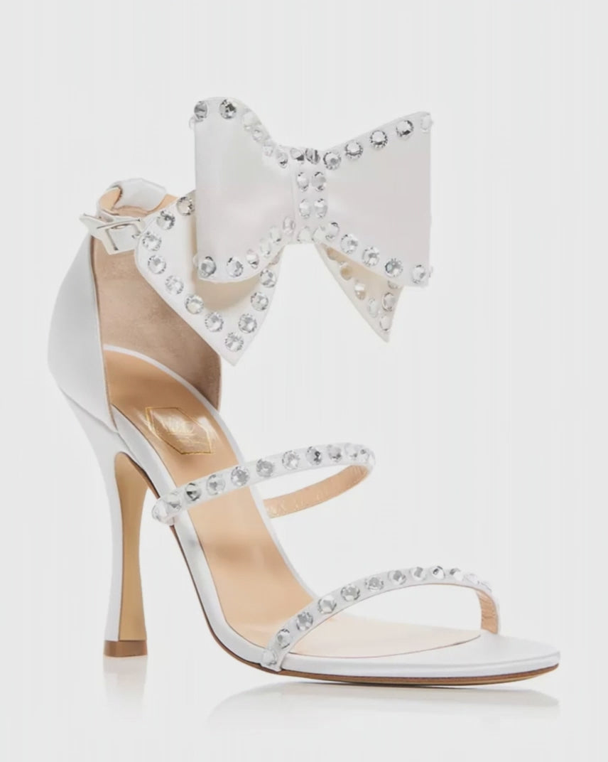 white sandals