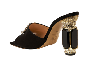 Flat Leather Shoes Women's | Aurum Mule - 100 MM | Nalebe