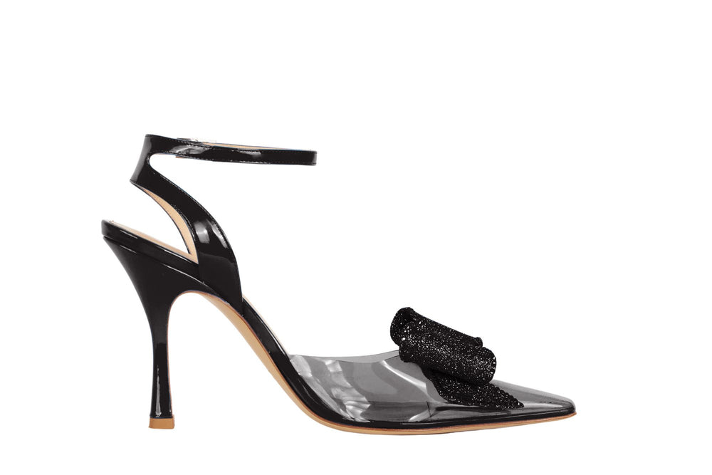 Gucci Women's Shoes Black Satin Evening Sandals – AmbrogioShoes